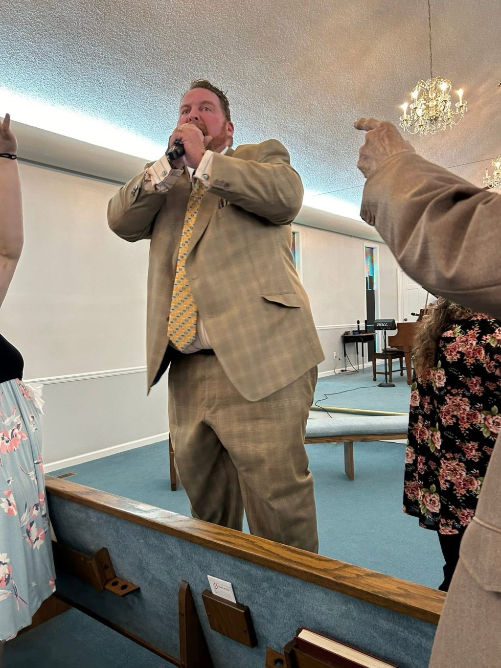 The Pastor was on Fire!